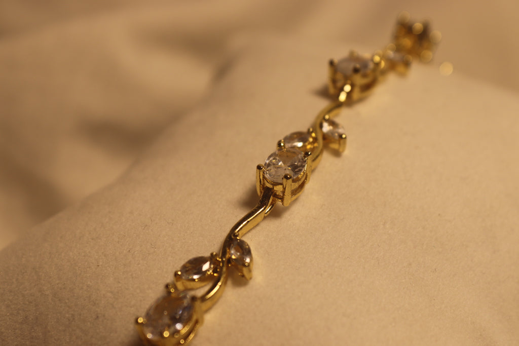 Tulip Crystal Vine Bracelet