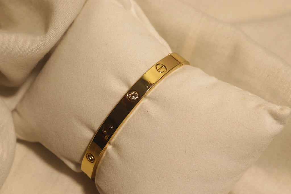 Sleek Crystal Bangle